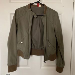 Puma army green bomber jacket